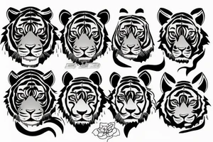tiger tattoo idea