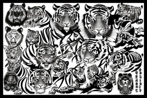 tiger tattoo idea