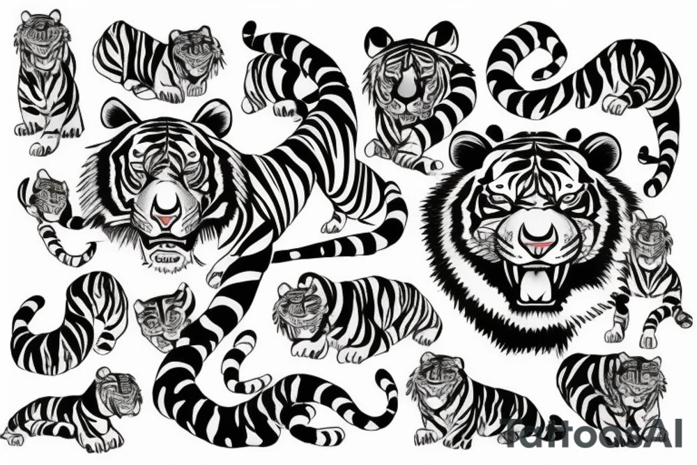tiger tattoo idea
