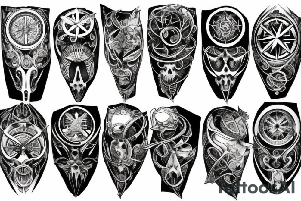 Compass tattoo idea