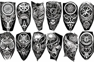Compass tattoo idea