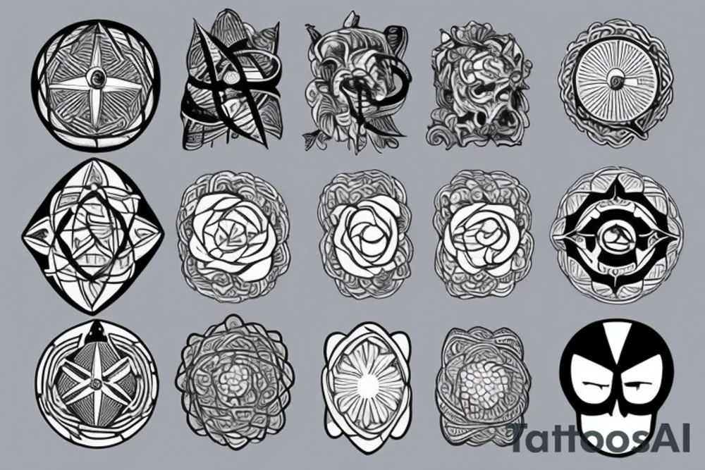 A thin compass tattoo idea