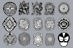 A thin compass tattoo idea