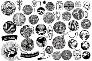 Globe tattoo idea