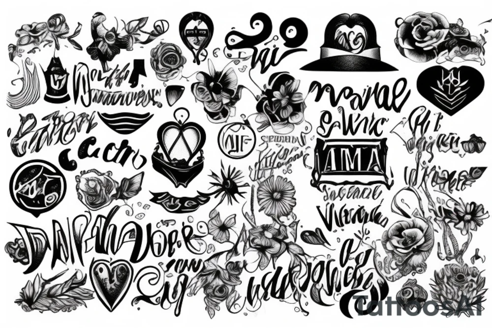 World tattoo idea