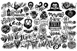 World tattoo idea