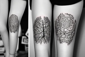 Fir tree tattoo idea