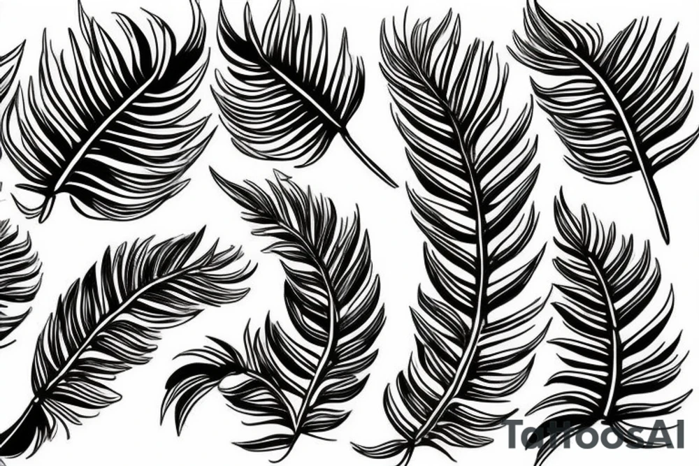 Silver fern tattoo idea