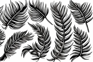 Silver fern tattoo idea