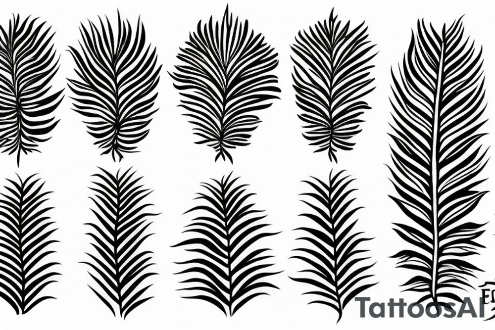 Silver fern tattoo idea