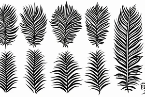 Silver fern tattoo idea