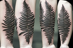 Kiwi 
fern tattoo idea