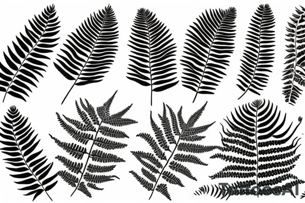 Kiwi 
fern tattoo idea