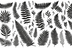 Kiwi 
fern tattoo idea