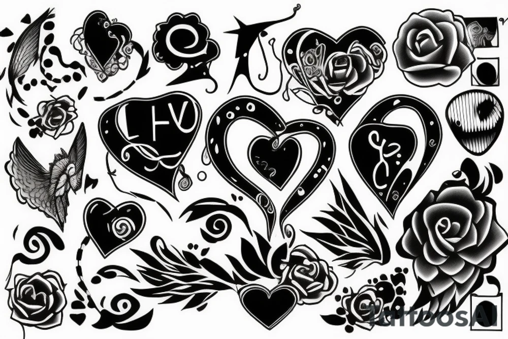 Love you tattoo idea