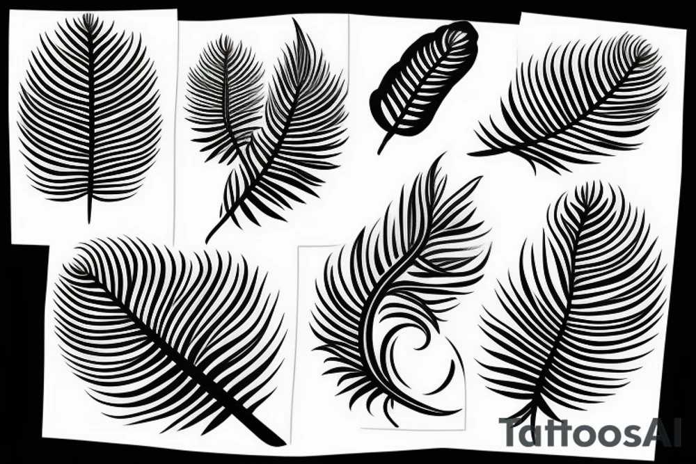 Silver fern tattoo idea