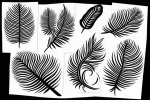 Silver fern tattoo idea