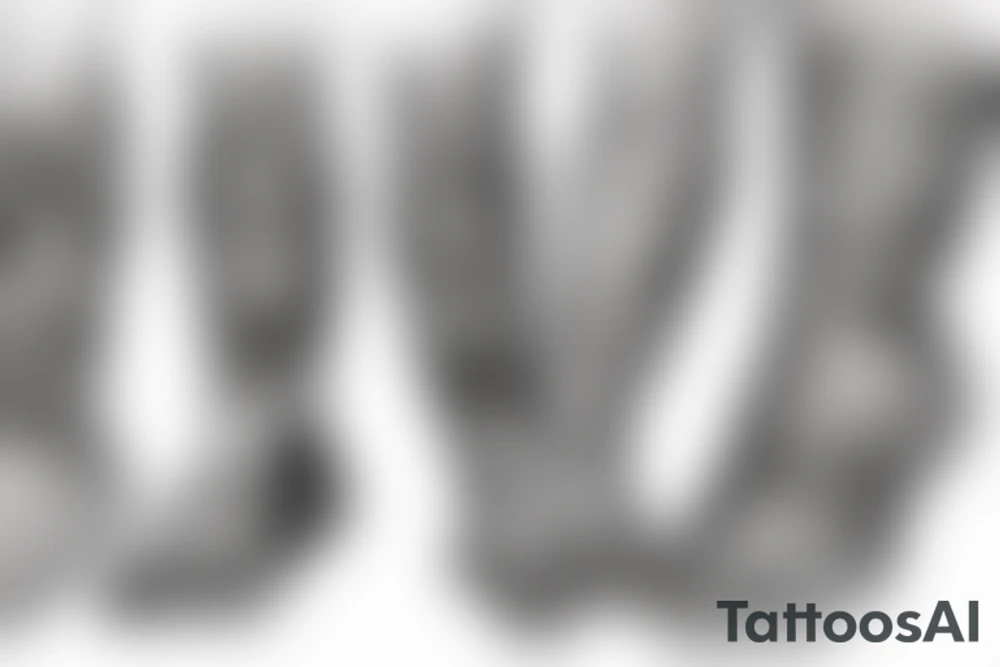 Tattoo for the left foot tattoo idea