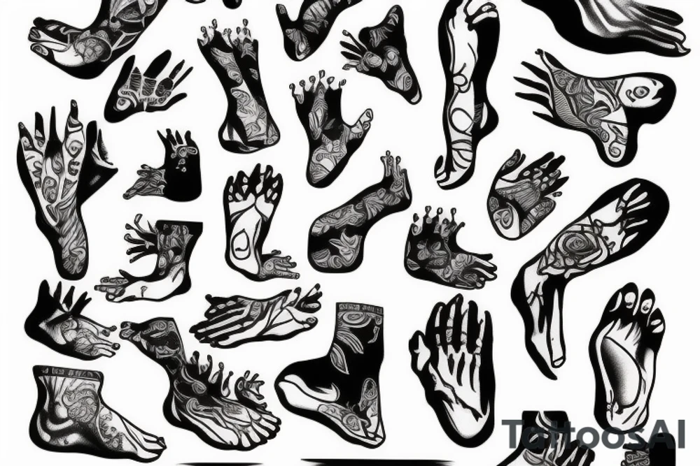 Tattoo for the left foot tattoo idea