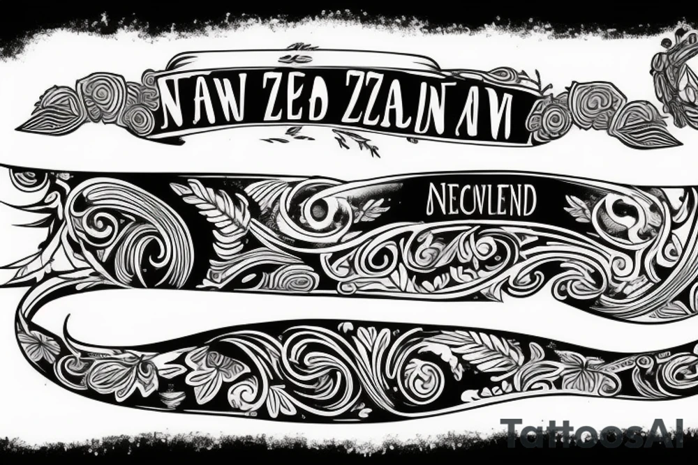 New zealand the country inspired tattoo tattoo idea