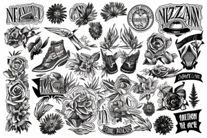 Nz the country inspired tattoo tattoo idea