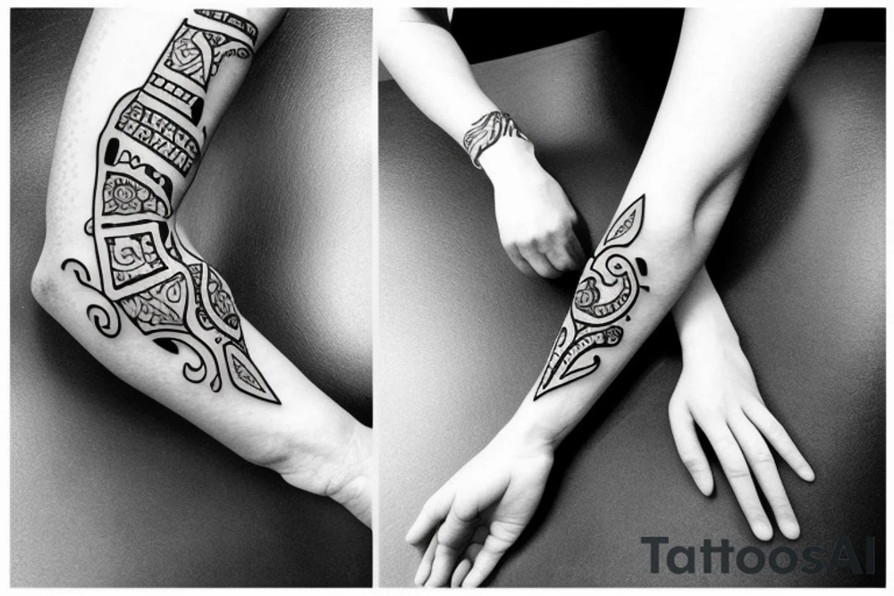 Small arm tattoo about courage tattoo idea