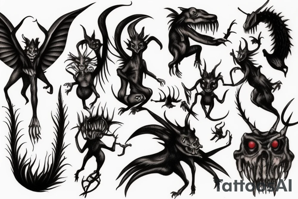 Jersey devil tattoo idea