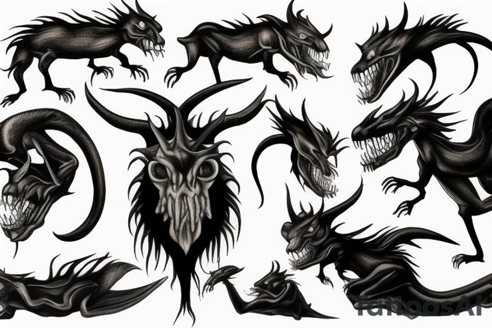 Jersey devil tattoo idea