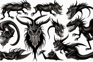 Jersey devil tattoo idea