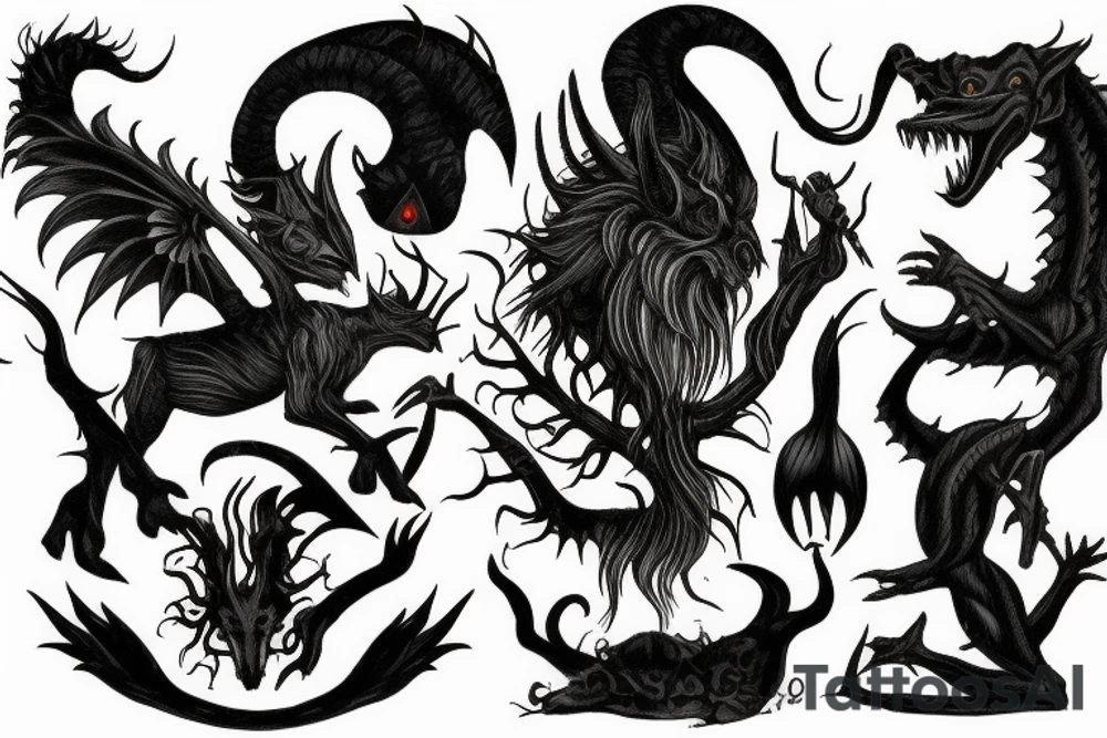 Jersey devil tattoo idea