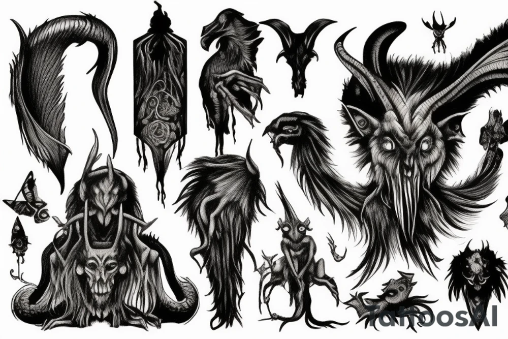 Jersey devil tattoo idea