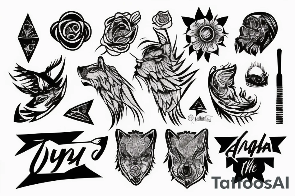 you are the alpha, not the omega tattoo idea