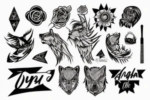 you are the alpha, not the omega tattoo idea
