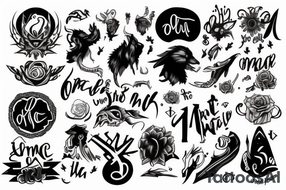 you are the alpha, not the omega tattoo idea