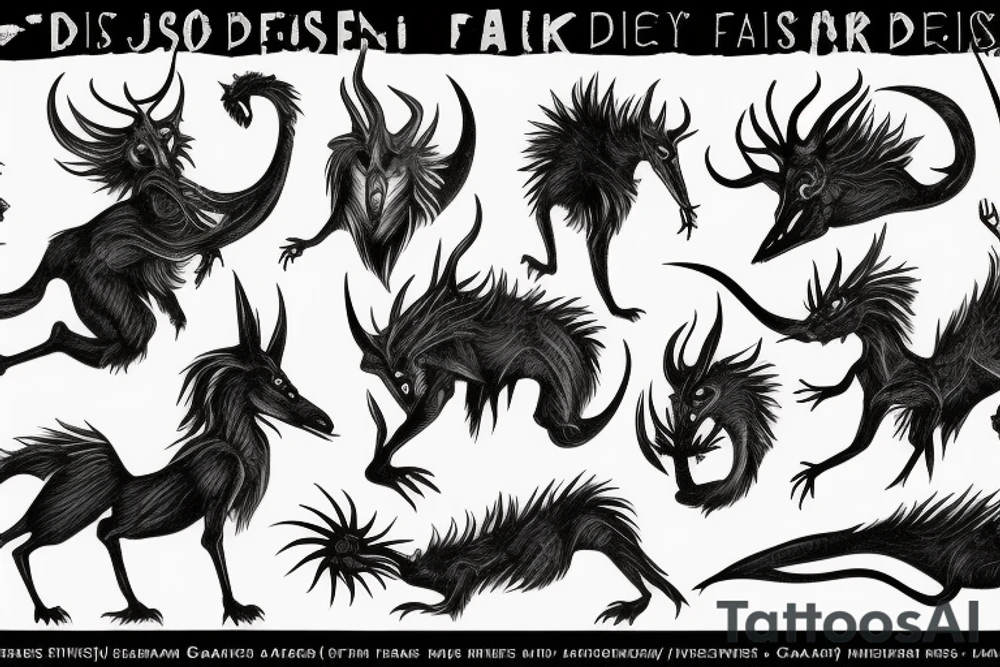 Jersey Devil tattoo idea