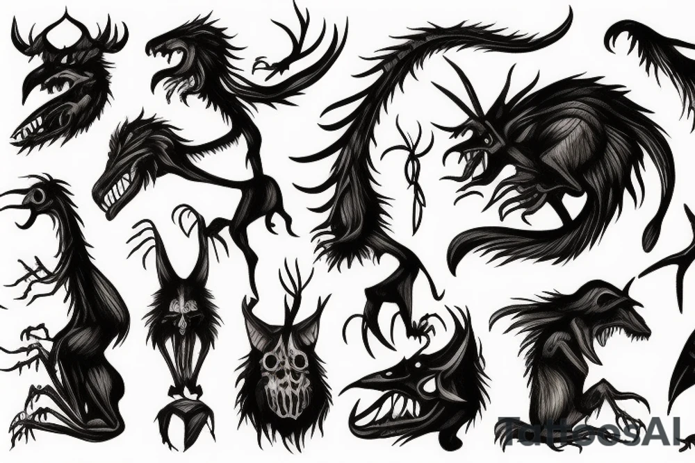 Jersey Devil tattoo idea