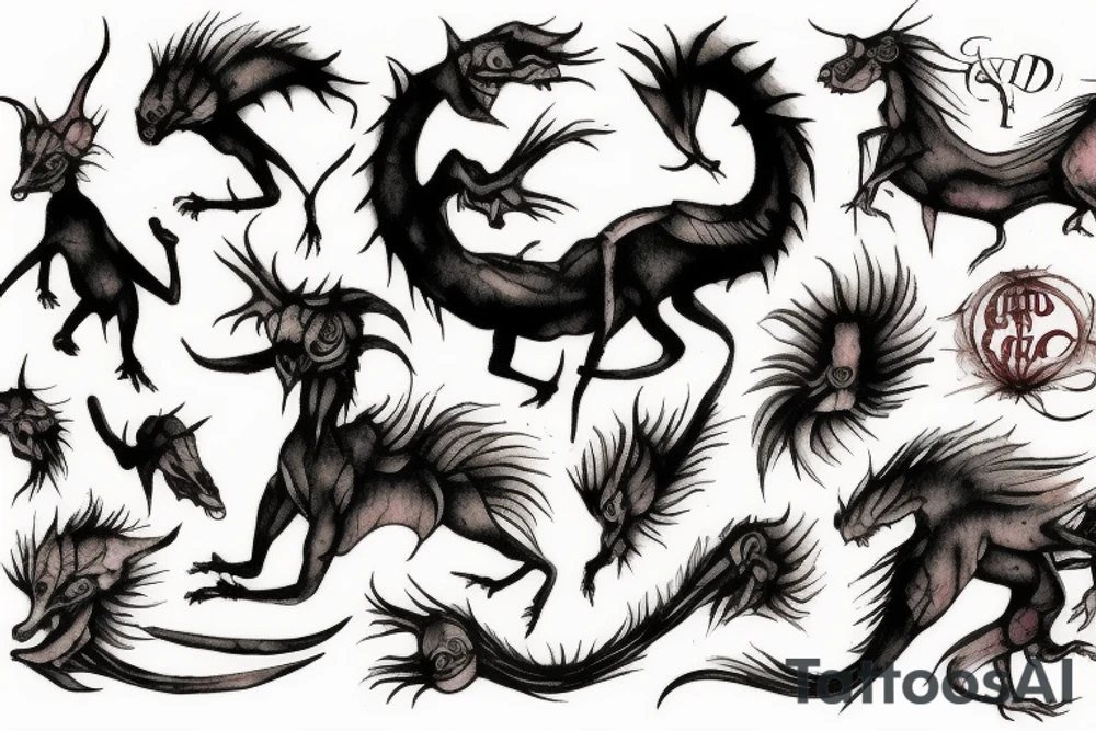 Jersey Devil tattoo idea