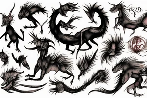 Jersey Devil tattoo idea