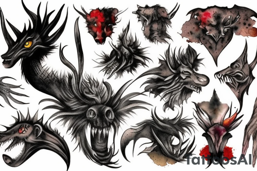 Jersey Devil tattoo idea