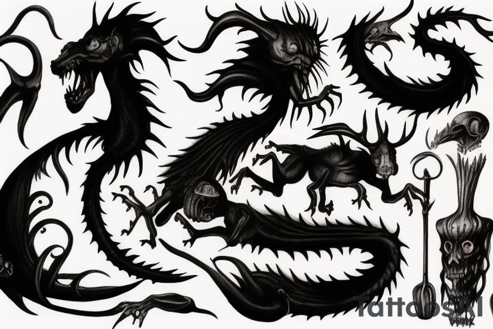 Jersey Devil tattoo idea
