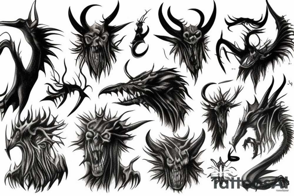 Jersey Devil tattoo idea