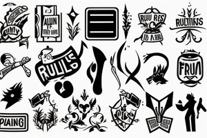 remember the rules of the game. In this game you are the alpha tattoo idea