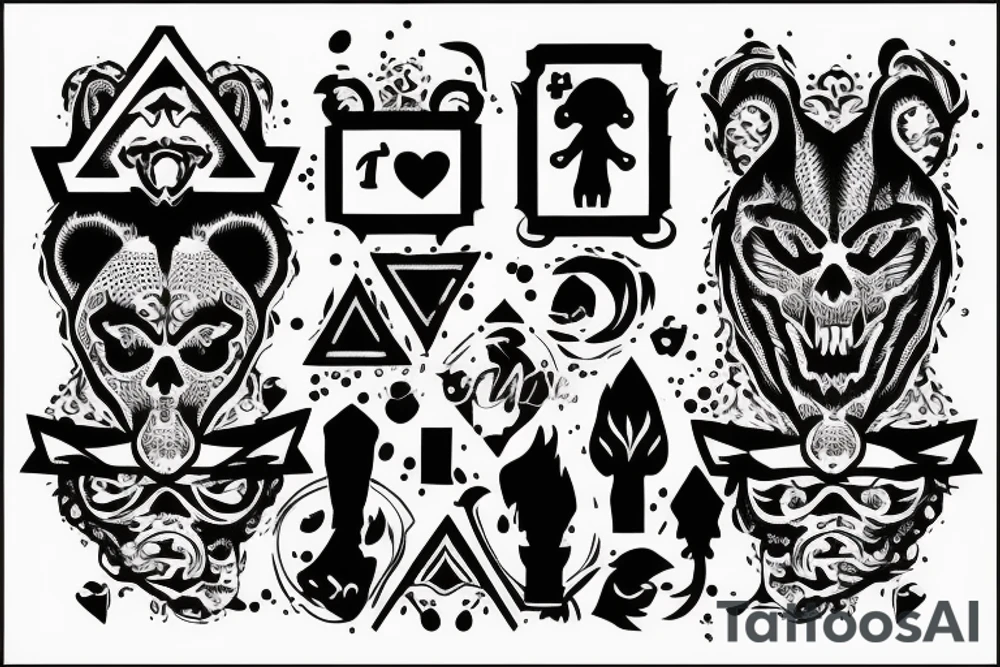 remember the rules of the game. In this game you are the alpha tattoo idea