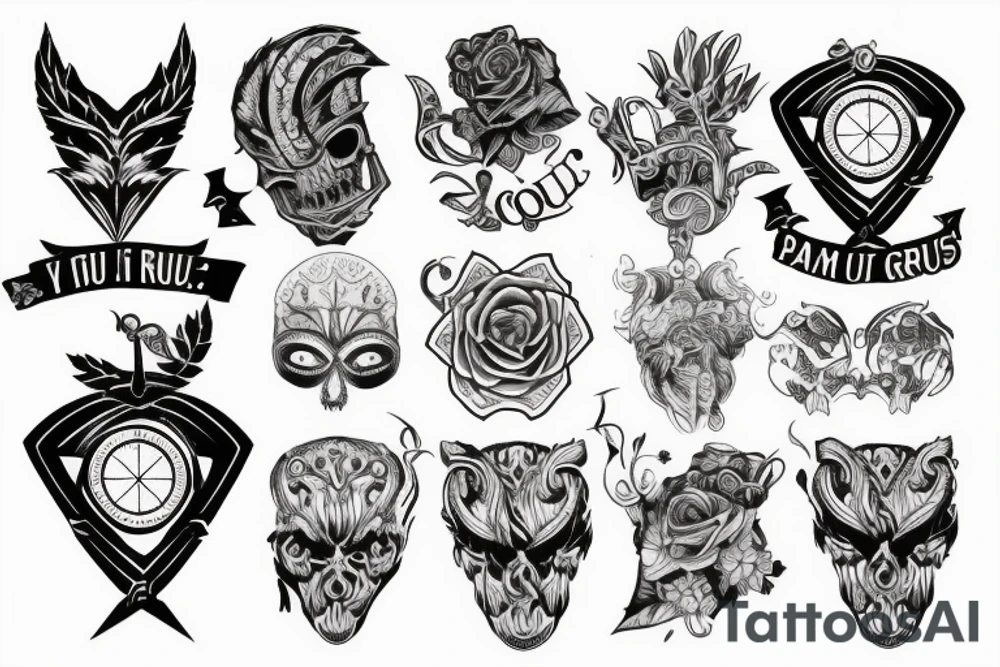 remember the rules of the game. In this game you are the alpha tattoo idea