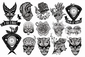remember the rules of the game. In this game you are the alpha tattoo idea