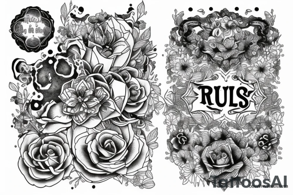 play by the rules and win tattoo idea