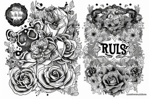 play by the rules and win tattoo idea