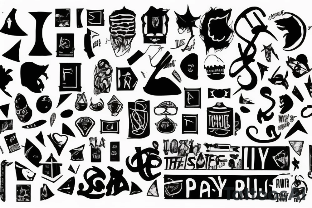 play by the rules and win tattoo idea