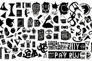 play by the rules and win tattoo idea