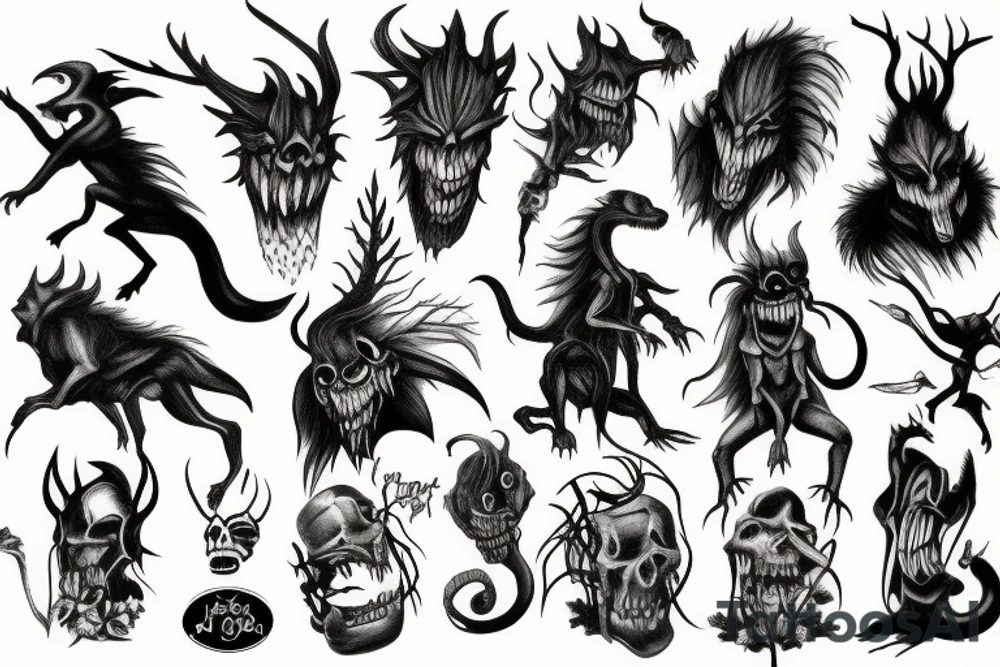 Jersey Devil tattoo idea
